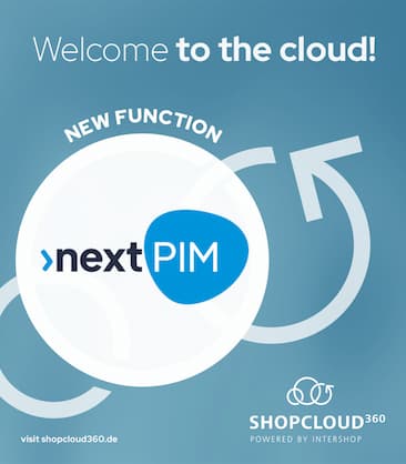 SHOPcloud360: nextPIM unterstützt Intershop-XML